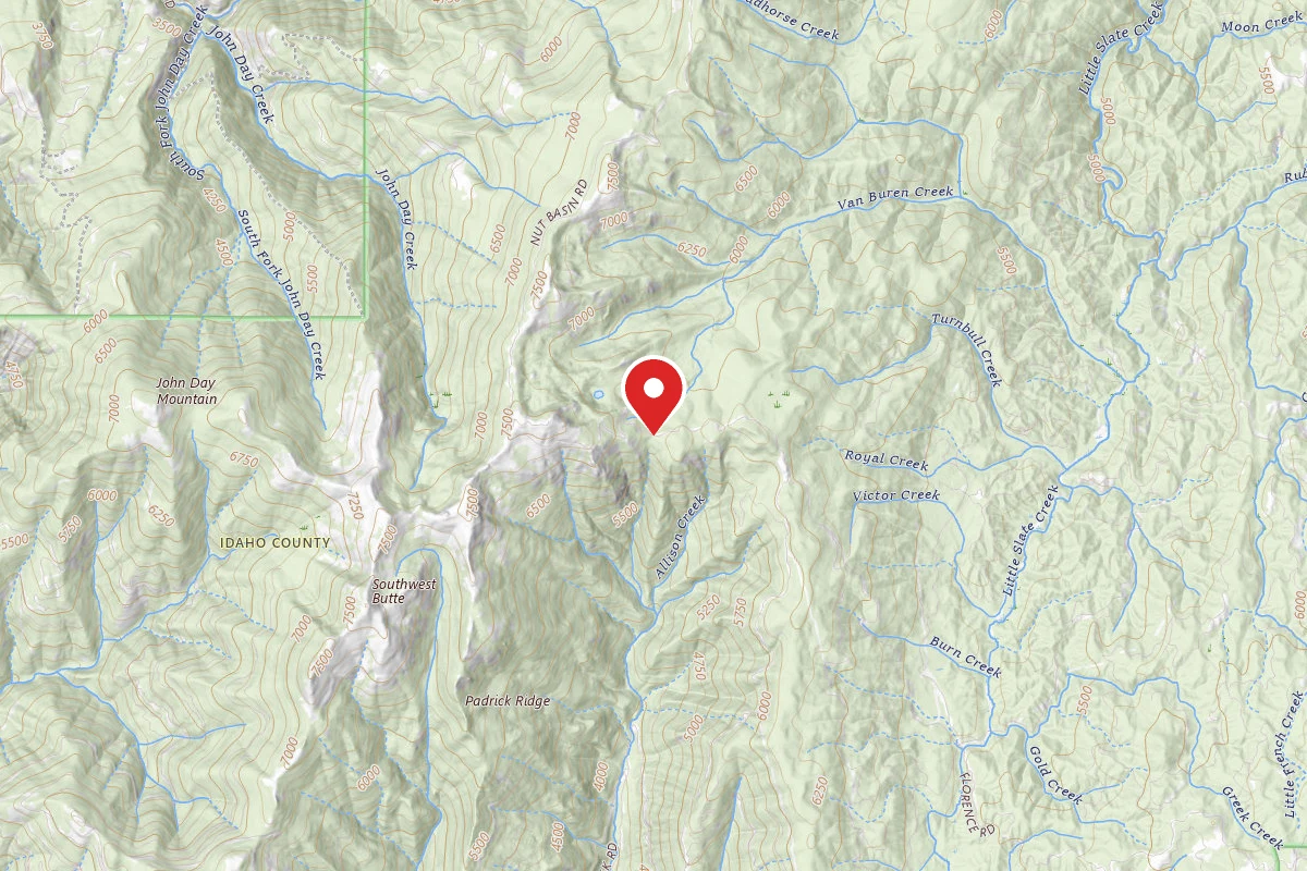 Nez Perce-Clearwater Dispersed Campsite SR441RD-003