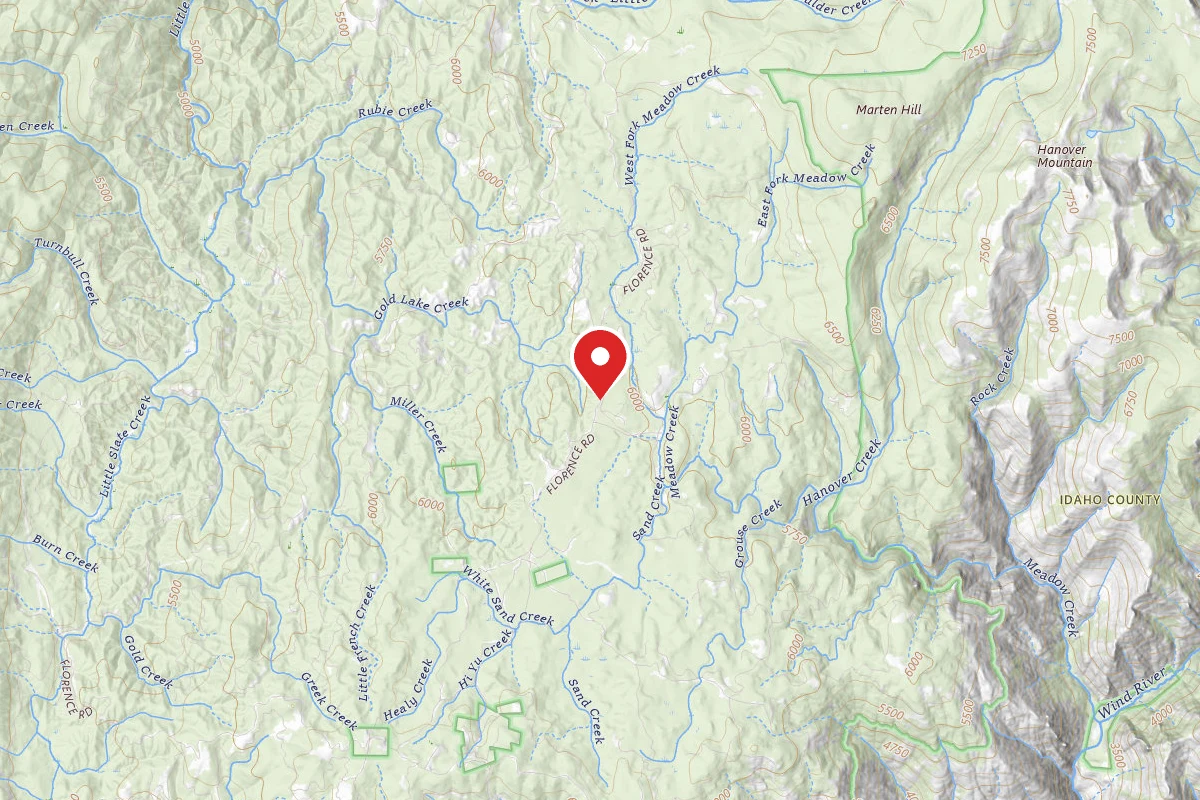 Nez Perce-Clearwater Dispersed Campsite SR643RD-006