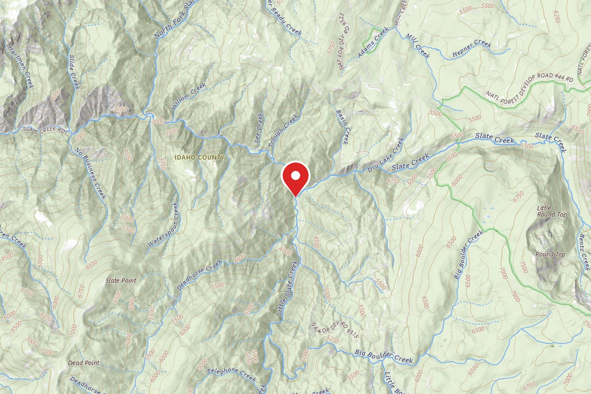 Nez Perce-Clearwater Dispersed Campsite SR354GRD-001