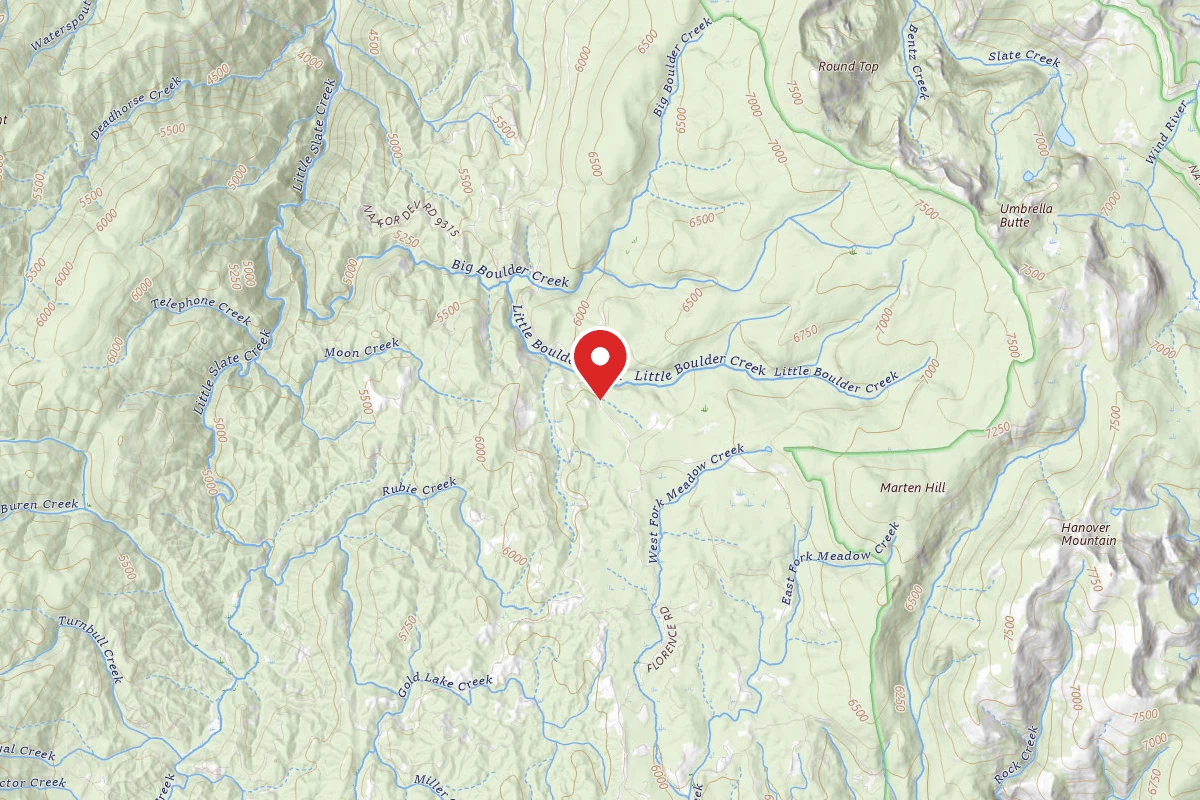 Nez Perce-Clearwater Dispersed Campsite SR643RD-012