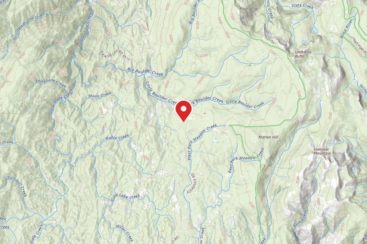 Nez Perce-Clearwater Dispersed Campsite SR643KRD-001