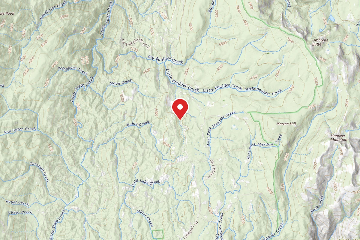 Nez Perce-Clearwater Dispersed Campsite SR9315RD-001