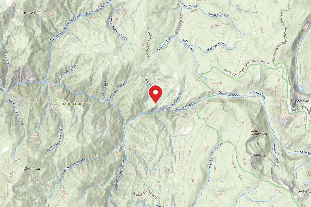 Nez Perce-Clearwater Dispersed Campsite SR354RD-006