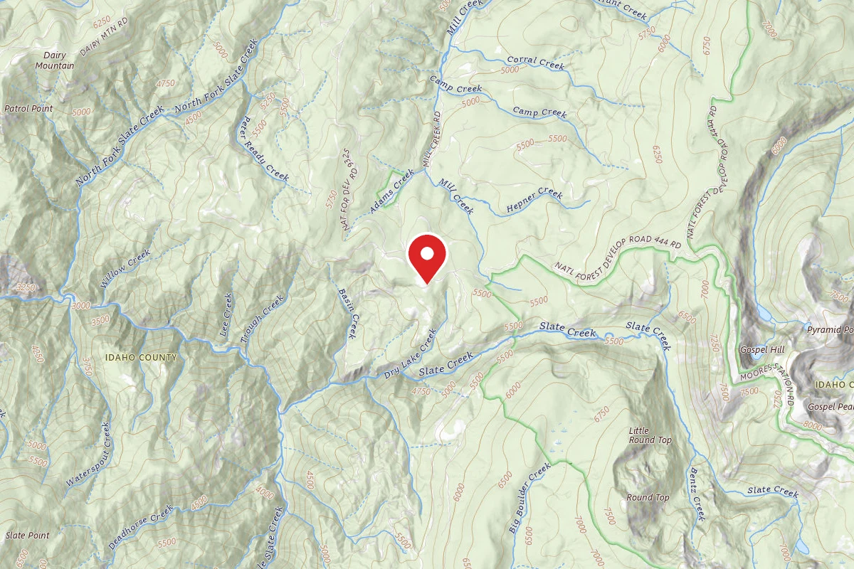 Nez Perce-Clearwater Dispersed Campsite SR9350RD-001A