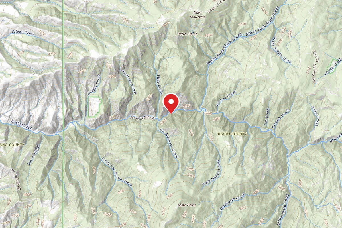Nez Perce-Clearwater Dispersed Campsite SR354RD-003