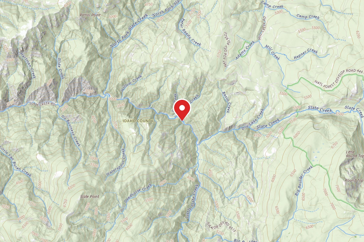 Nez Perce-Clearwater Dispersed Campsite SR354RD-004