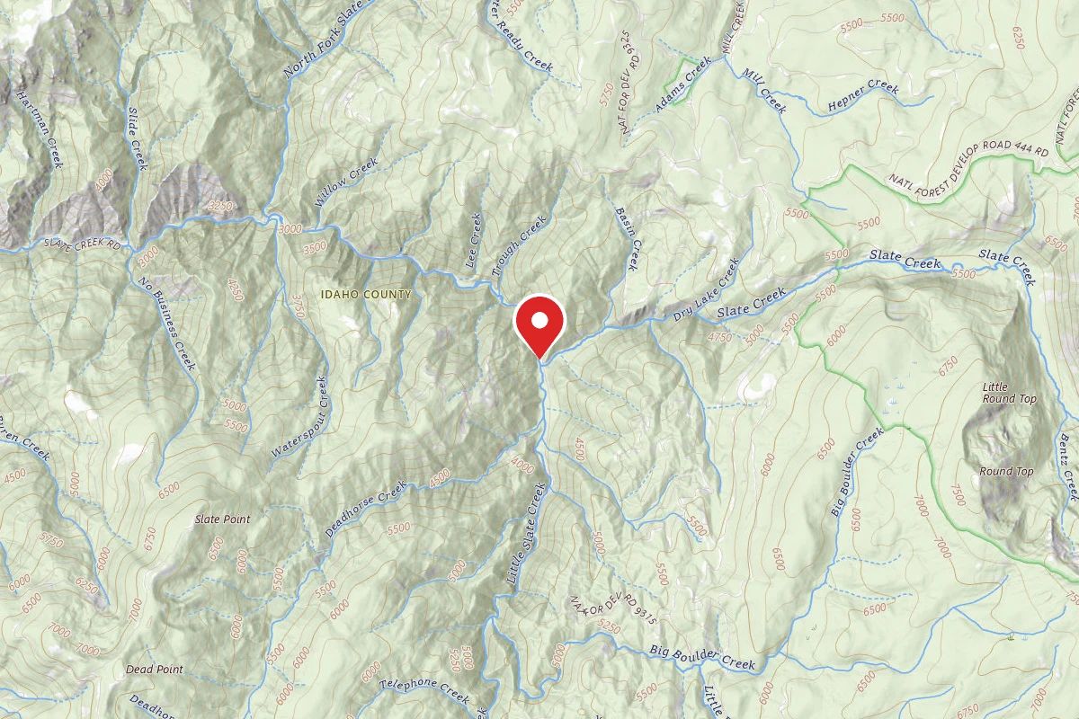 Nez Perce-Clearwater Dispersed Campsite SR354RD-005