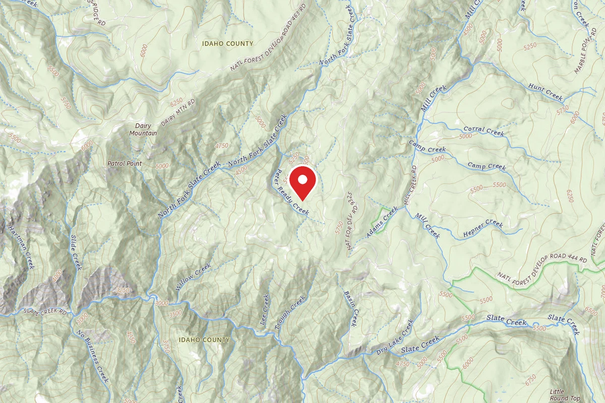 Nez Perce-Clearwater Dispersed Campsite SR9305RD-001