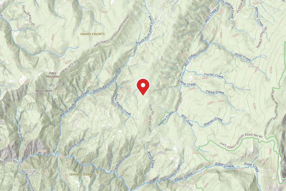 Nez Perce-Clearwater Dispersed Campsite SR9305RD-002