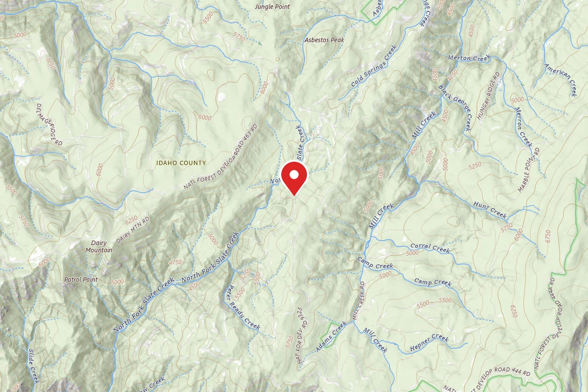 Nez Perce-Clearwater Dispersed Campsite SR398BRD-001