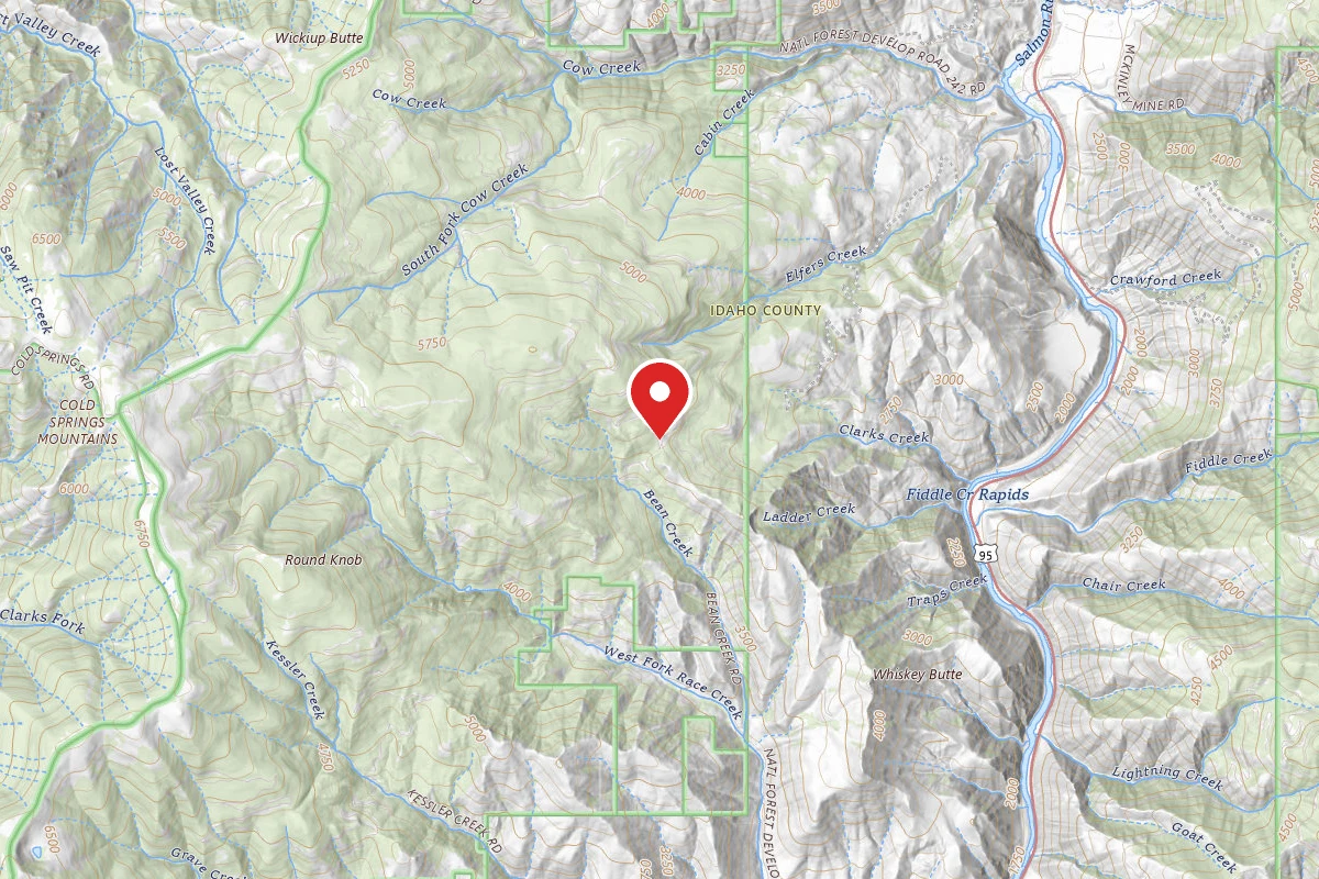 Nez Perce-Clearwater Dispersed Campsite SR240RD-001