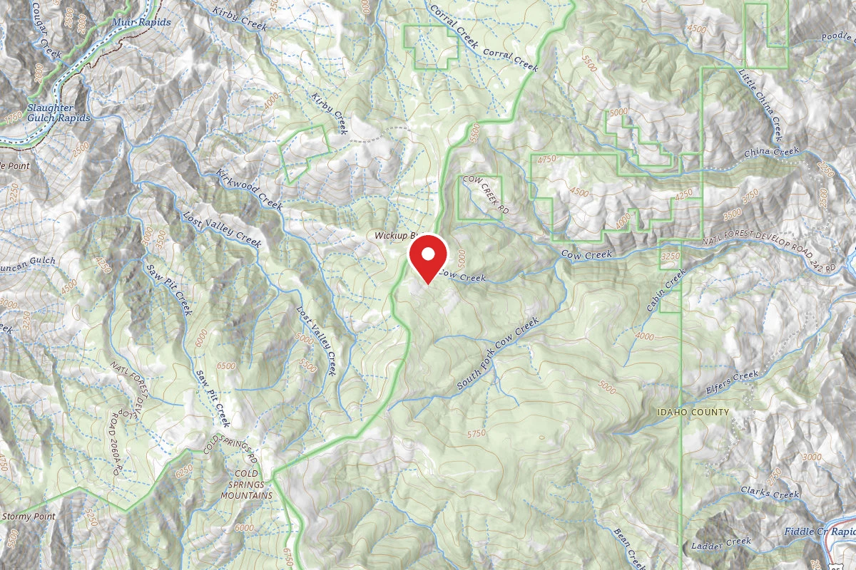 Nez Perce-Clearwater Dispersed Campsite SR241RD-004
