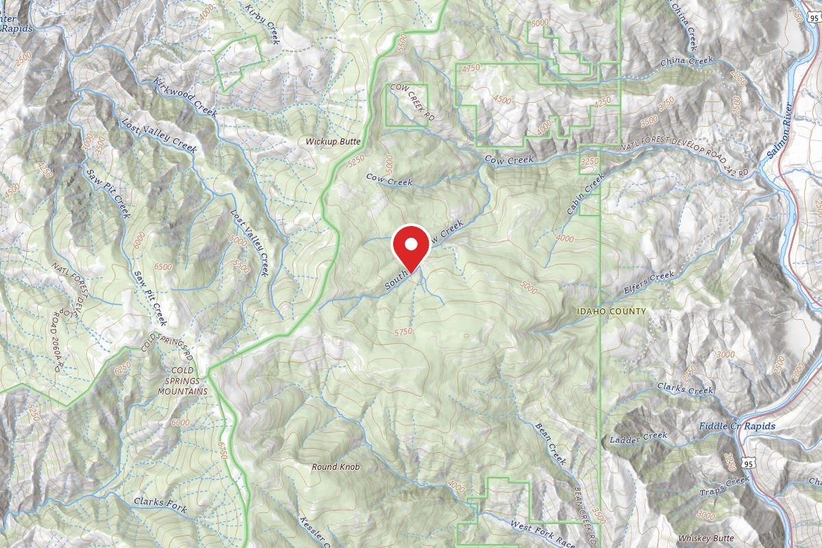 Nez Perce-Clearwater Dispersed Campsite SR246RD-001