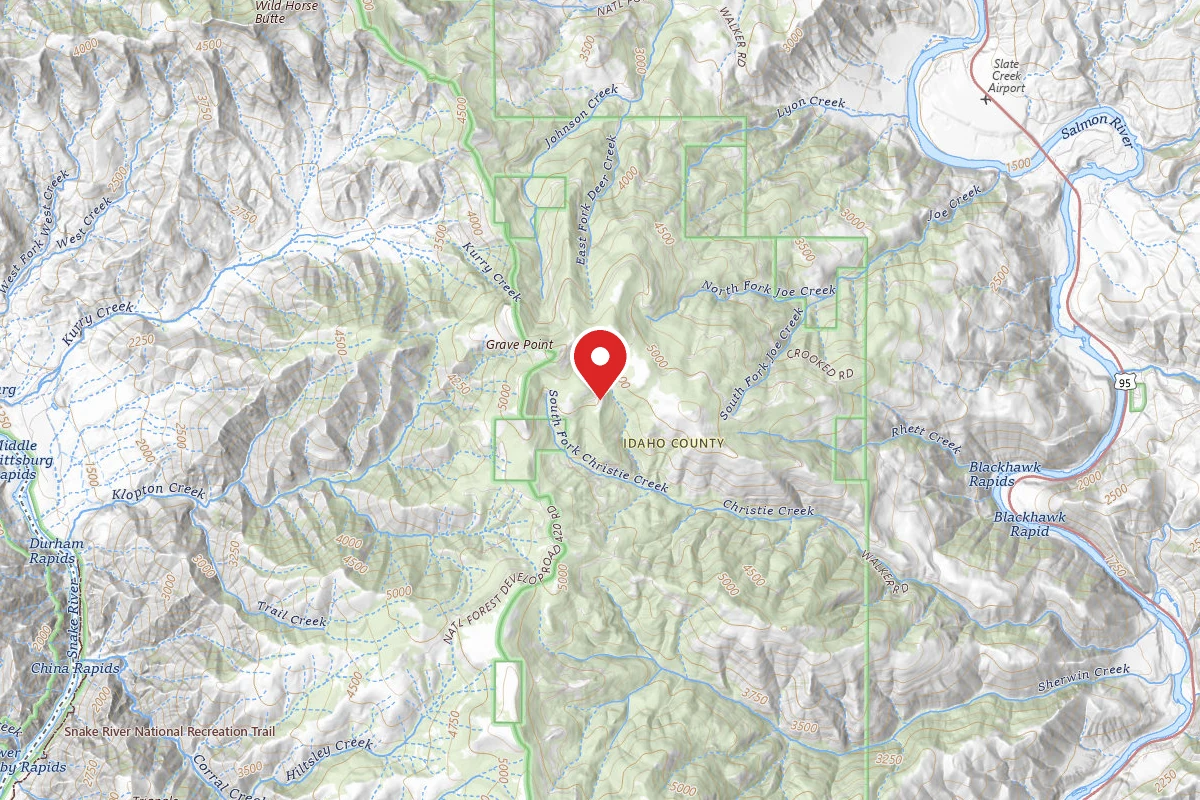 Nez Perce-Clearwater Dispersed Campsite SR420RD-002