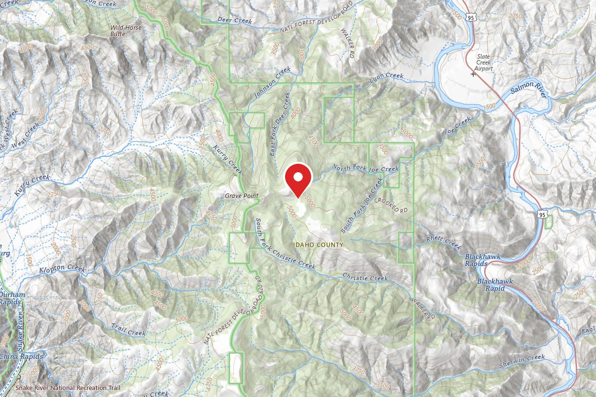 Nez Perce-Clearwater Dispersed Campsite SR420RD-001