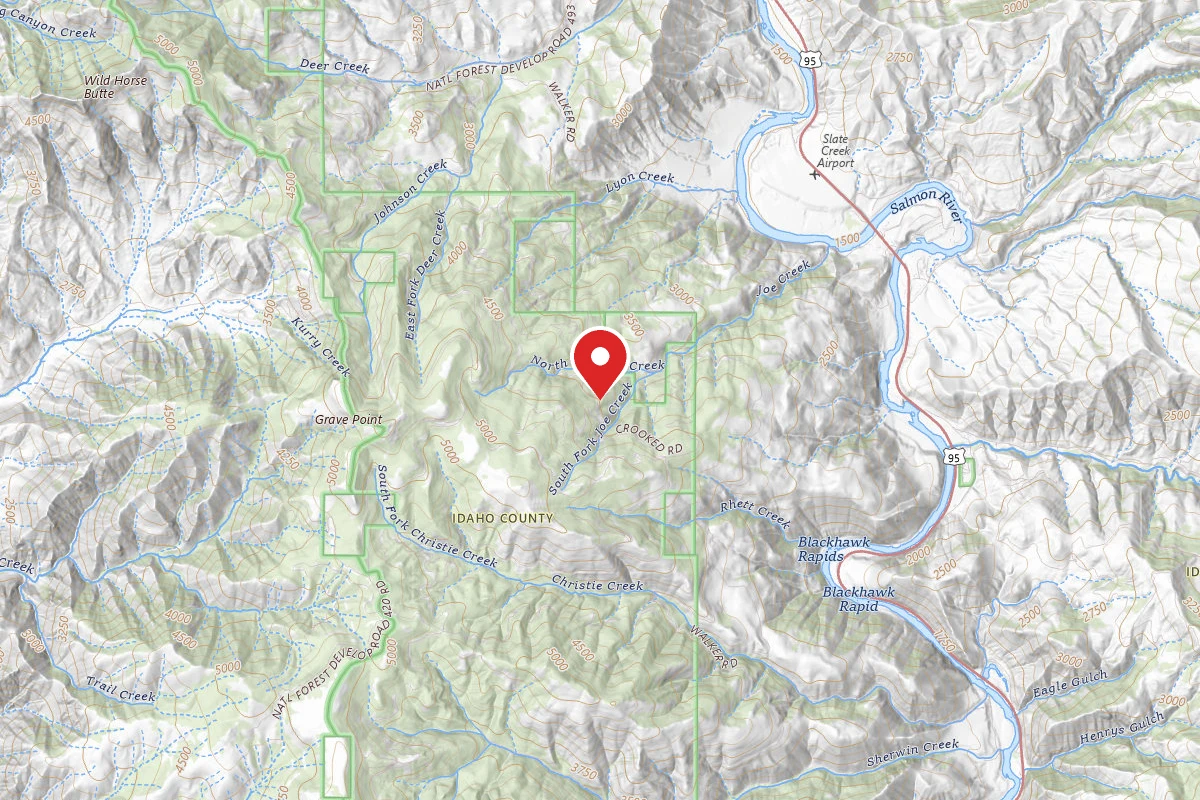 Nez Perce-Clearwater Dispersed Campsite SR672RD-001