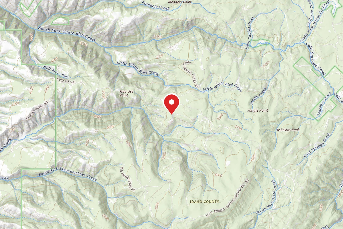 Nez Perce-Clearwater Dispersed Campsite SR76292RD-001