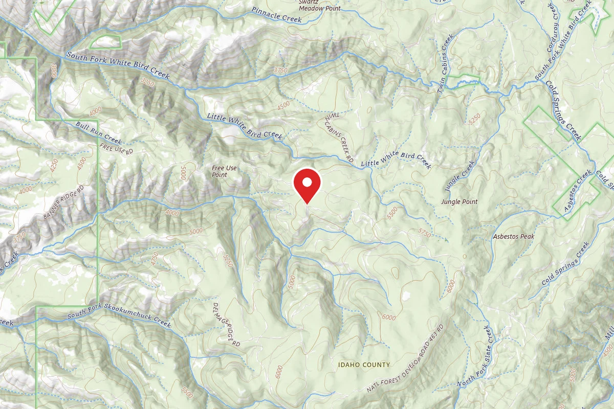 Nez Perce-Clearwater Dispersed Campsite SR243RD-003