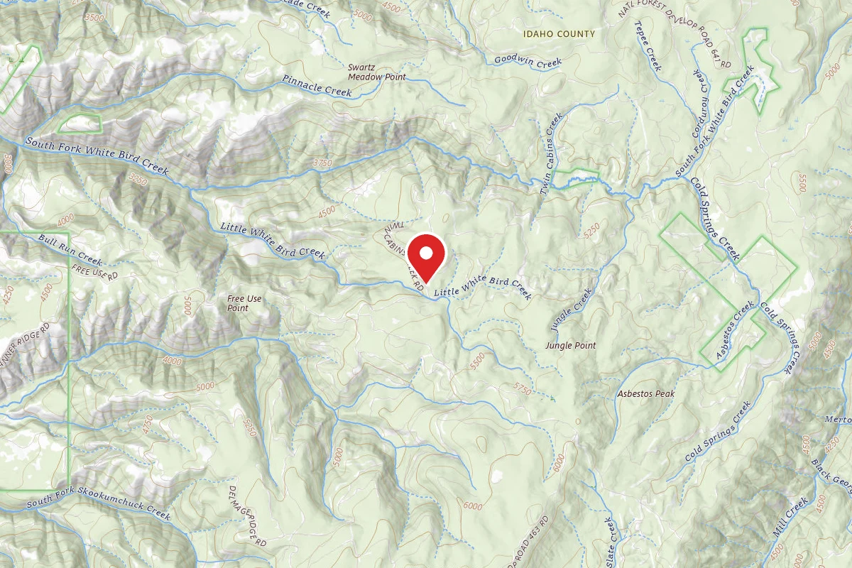 Nez Perce-Clearwater Dispersed Campsite SR642RD-004