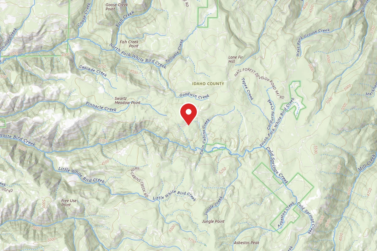 Nez Perce-Clearwater Dispersed Campsite SR1870RD-001