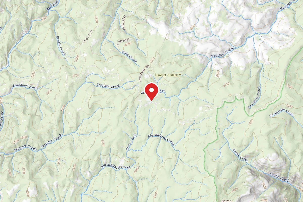 Nez Perce-Clearwater Dispersed Campsite RR9562RD-001