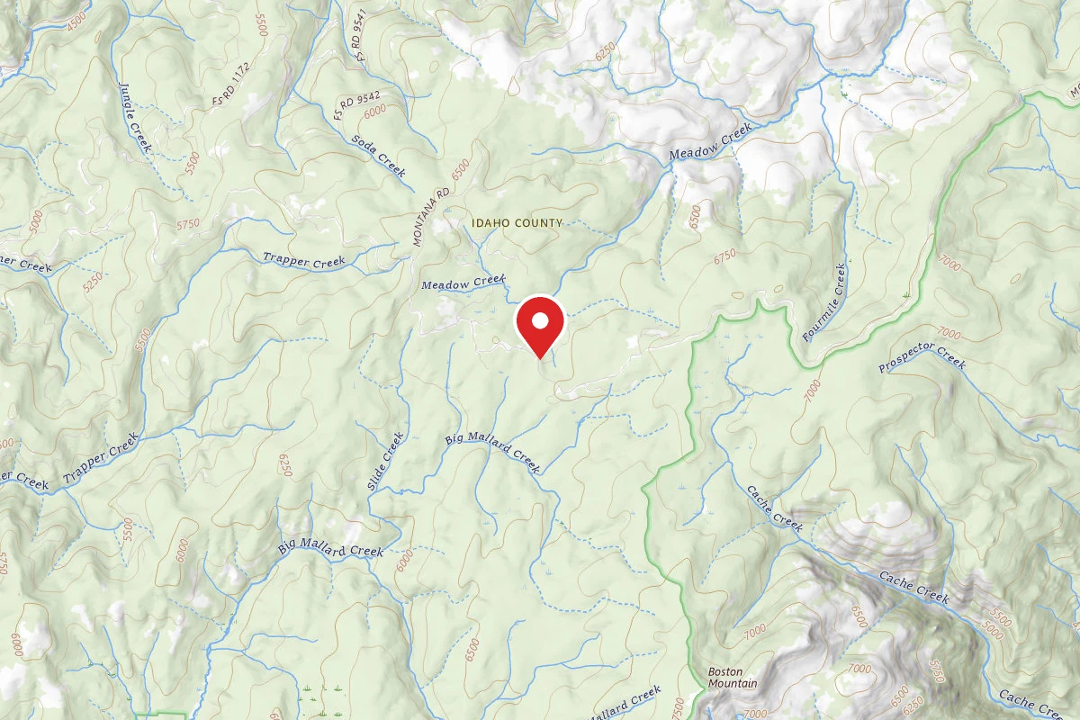 Nez Perce-Clearwater Dispersed Campsite RR468RD-004
