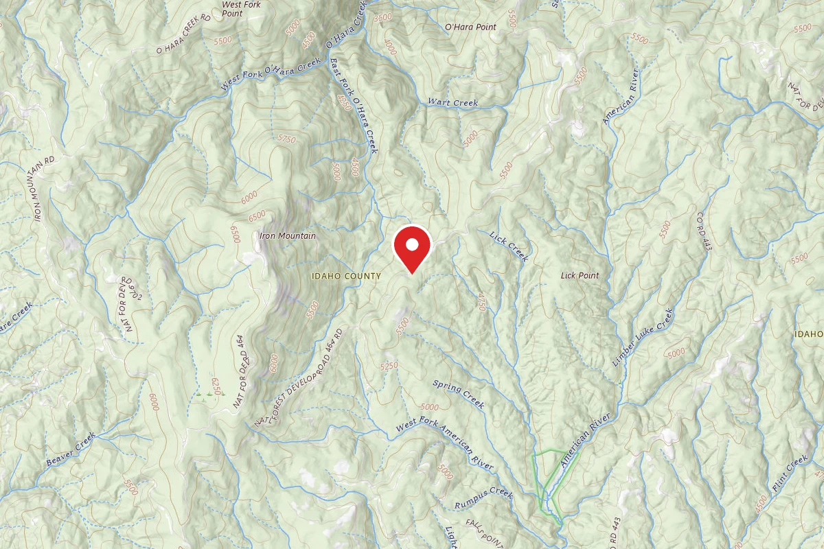 Nez Perce-Clearwater Dispersed Campsite RR464RD-004