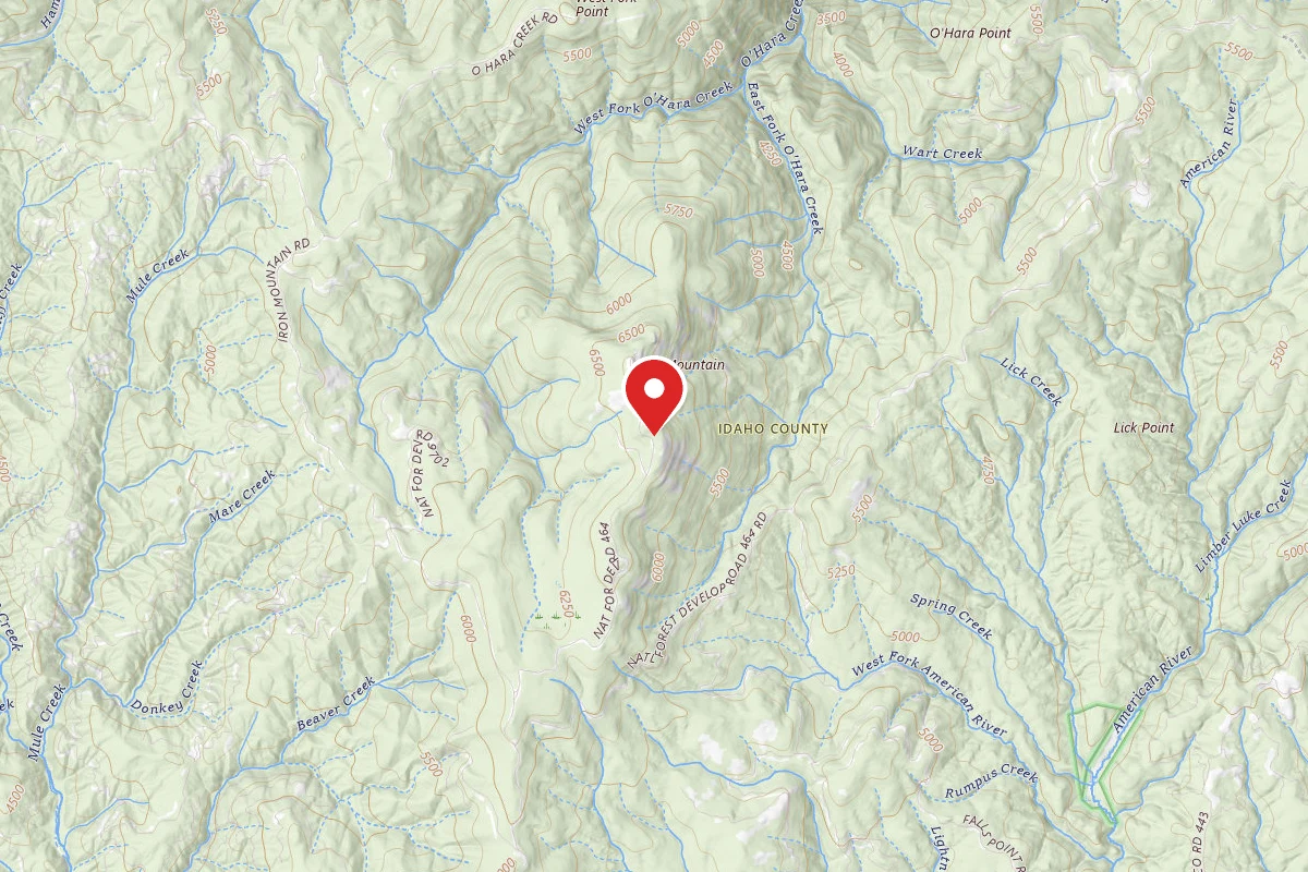 Nez Perce-Clearwater Dispersed Campsite MC464GRD-003