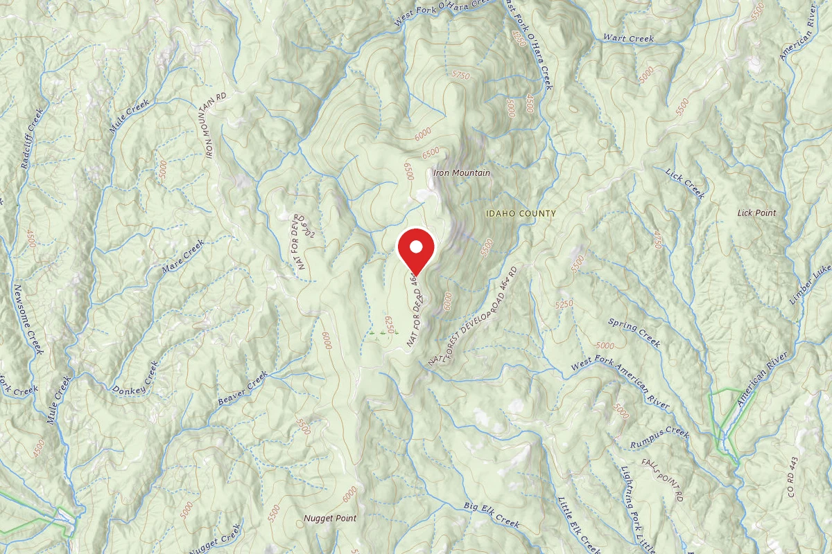 Nez Perce-Clearwater Dispersed Campsite MC464GRD-004