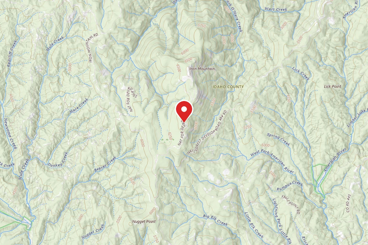 Nez Perce-Clearwater Dispersed Campsite MC464GRD-005