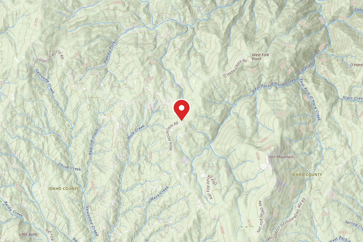 Nez Perce-Clearwater Dispersed Campsite RR464RD-010