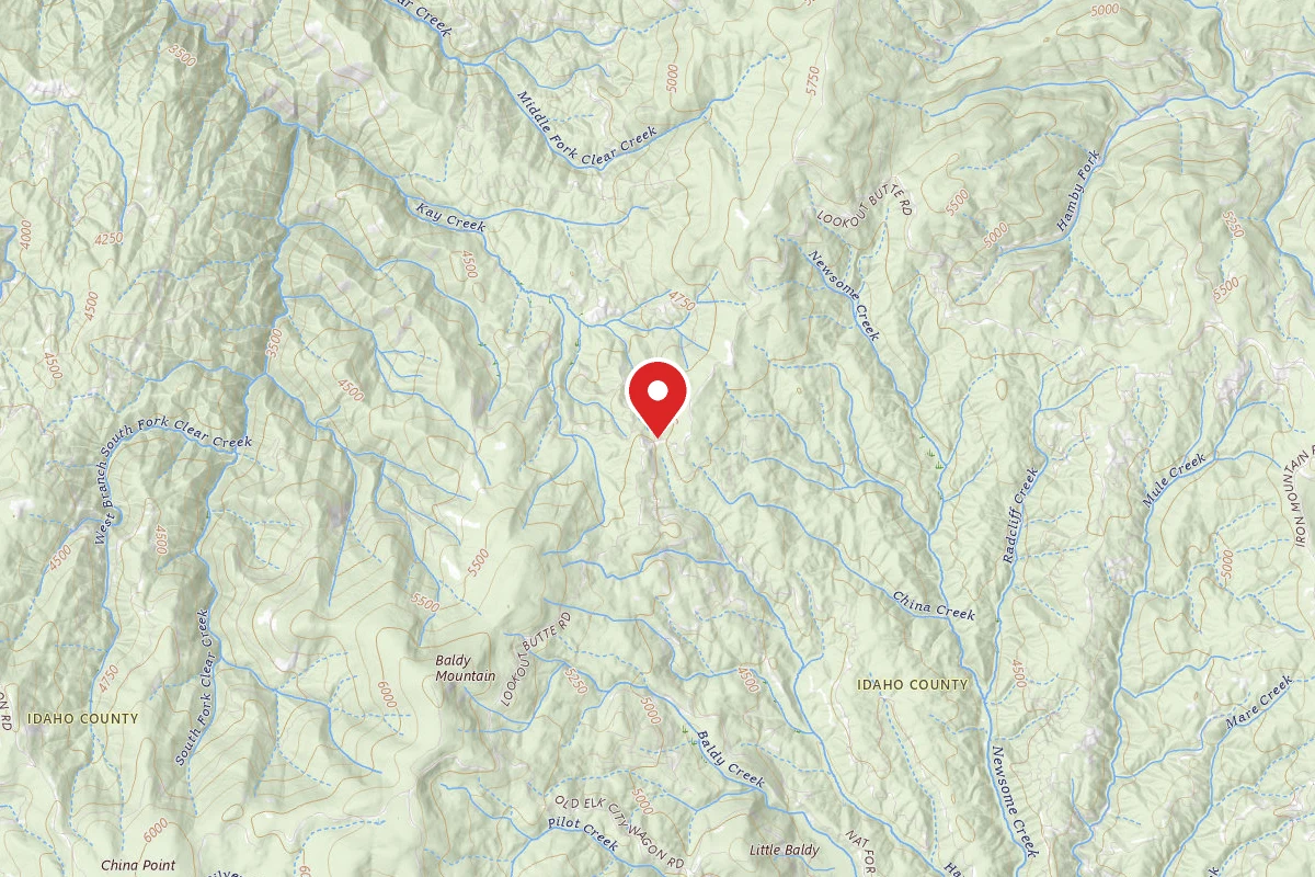 Nez Perce-Clearwater Dispersed Campsite RR464RD-013