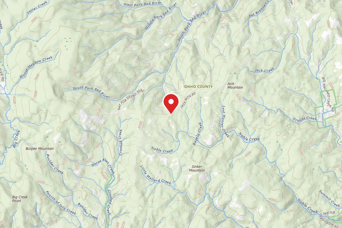 Nez Perce-Clearwater Dispersed Campsite RR1190RD-002