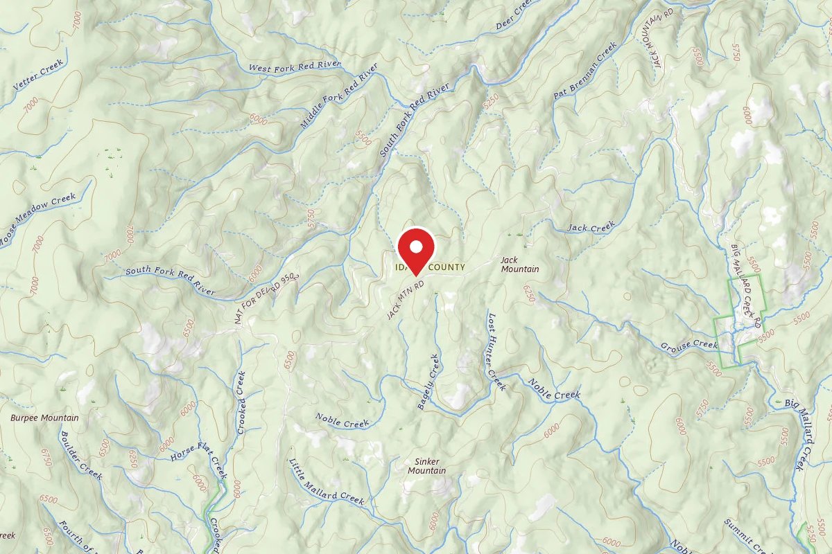 Nez Perce-Clearwater Dispersed Campsite RR1190RD-003