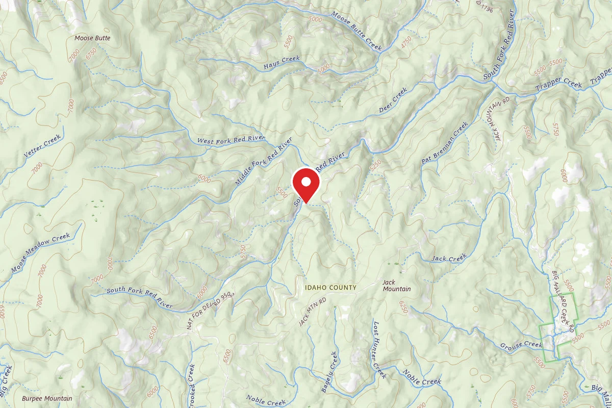 Nez Perce-Clearwater Dispersed Campsite RR1194RD-001D
