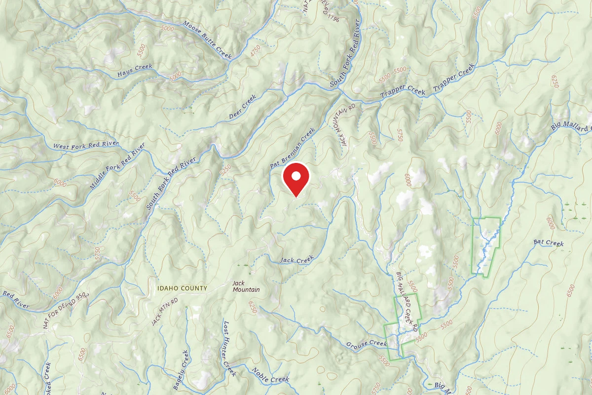 Nez Perce-Clearwater Dispersed Campsite RR9509RD-001