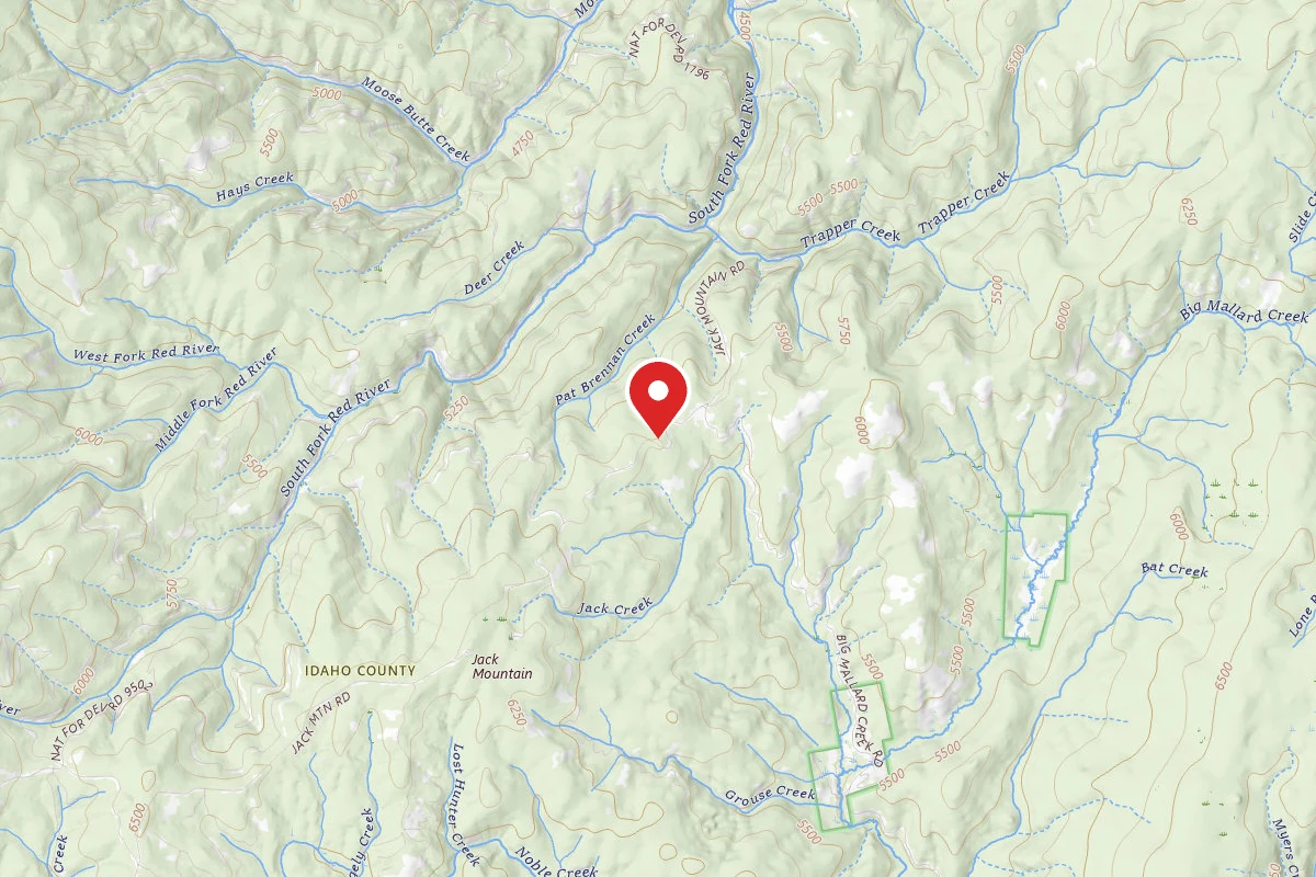 Nez Perce-Clearwater Dispersed Campsite RR1190RD-005