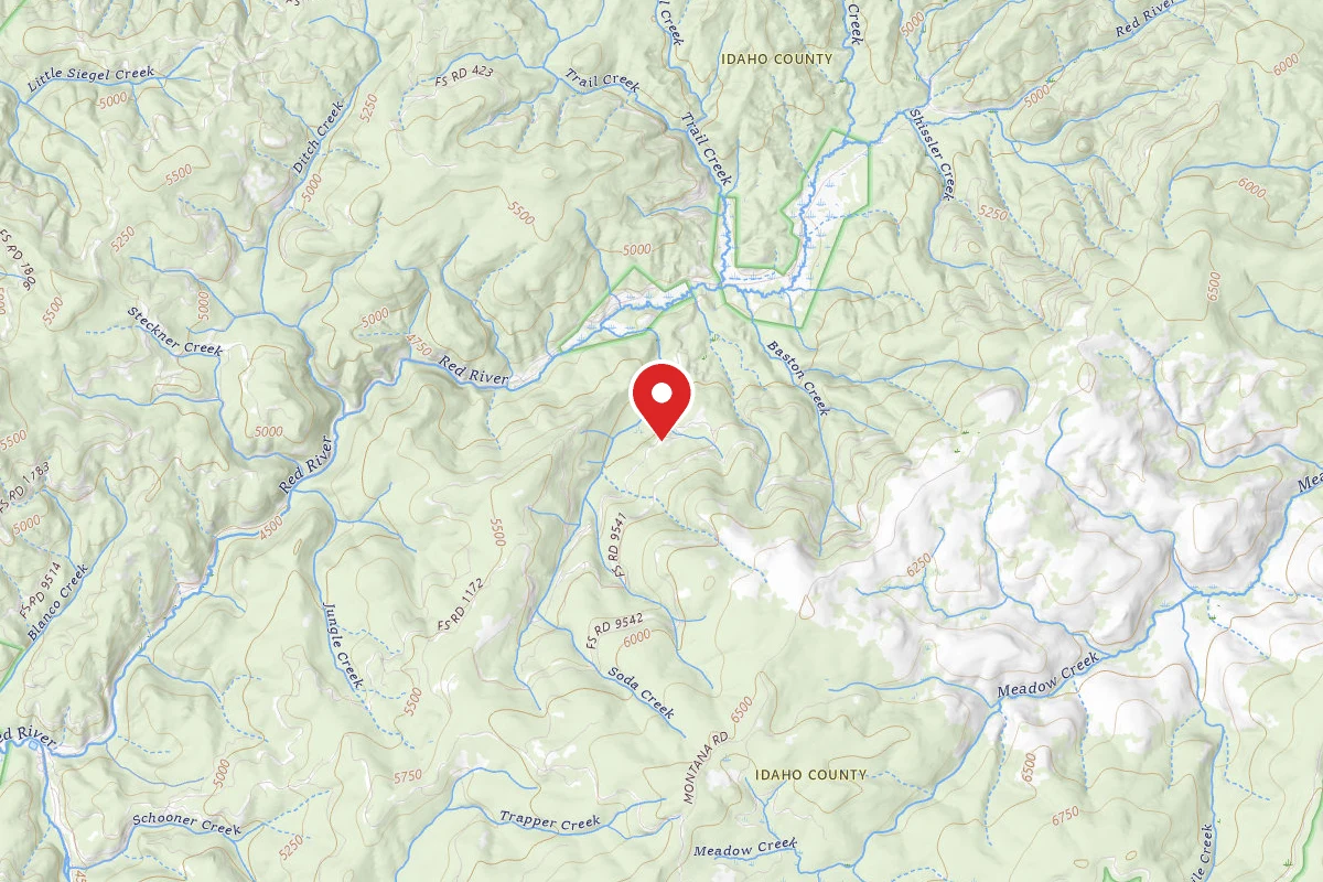 Nez Perce-Clearwater Dispersed Campsite RR1172RD-003
