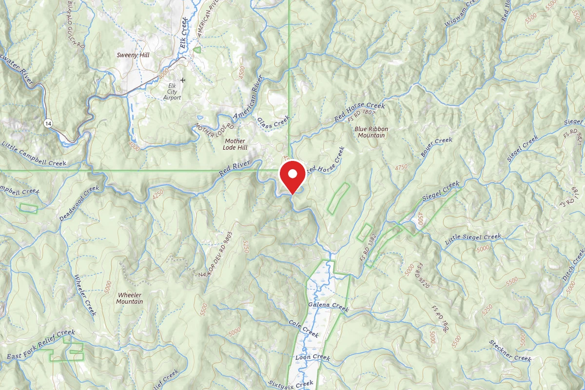 Nez Perce-Clearwater Dispersed Campsite RR222RD-020