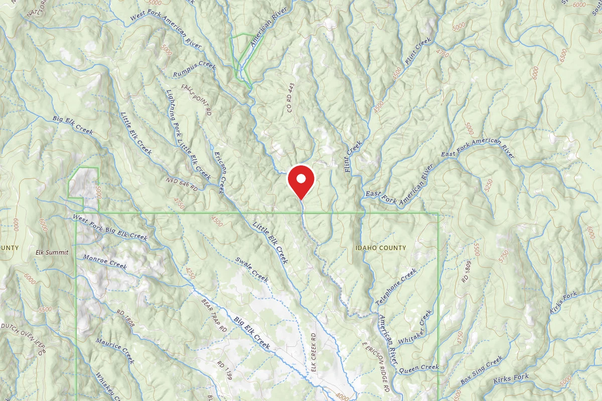 Nez Perce-Clearwater Dispersed Campsite RR443RD-001