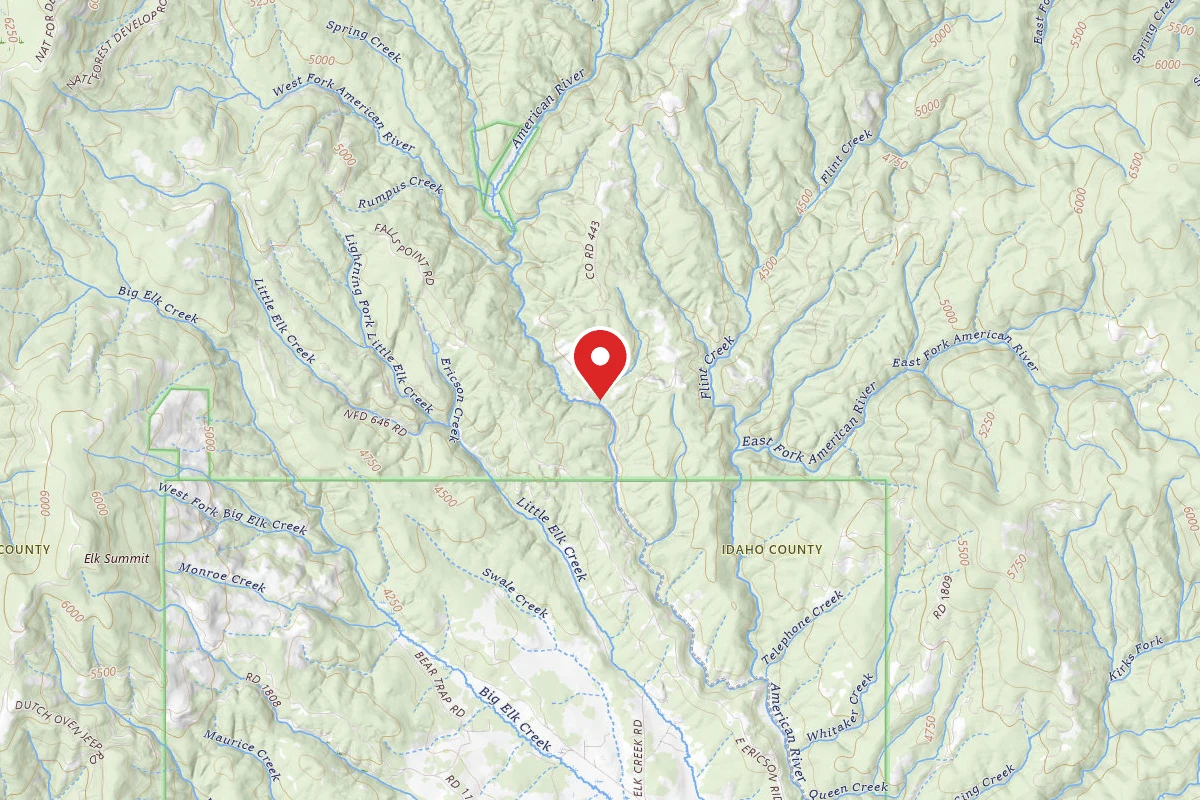 Nez Perce-Clearwater Dispersed Campsite RR443RD-002