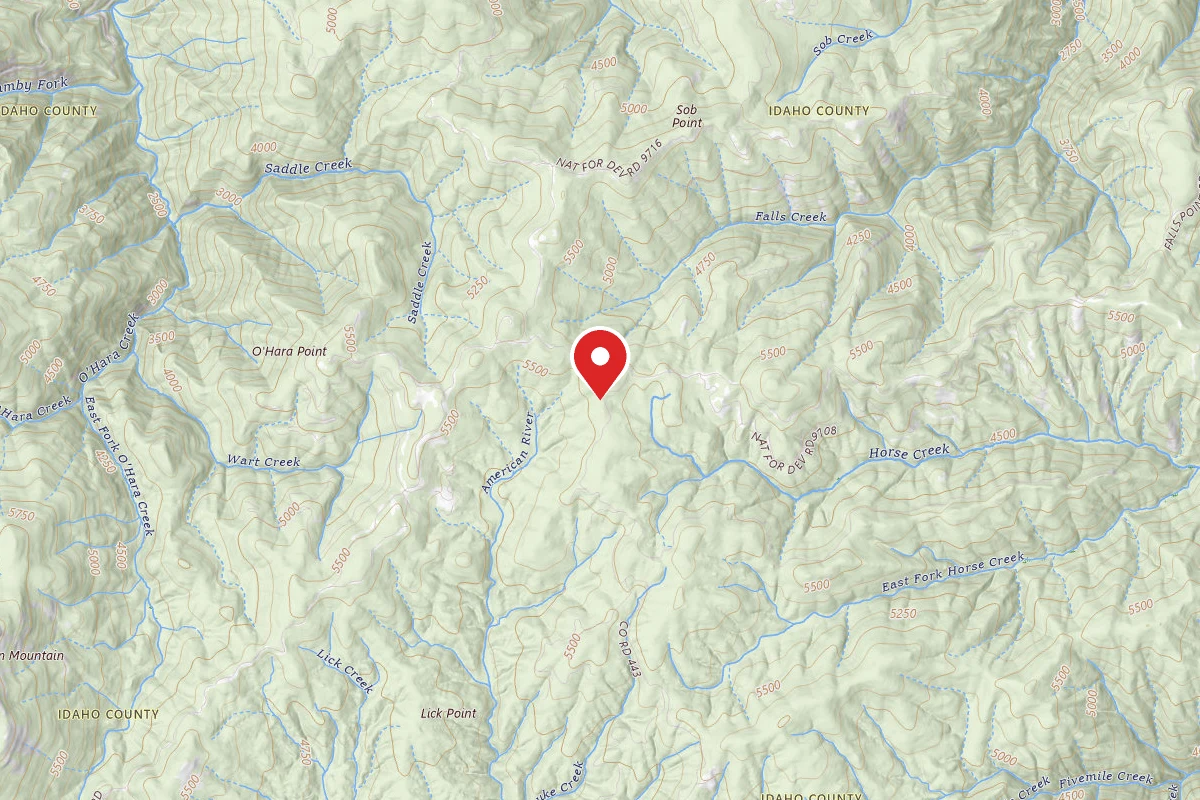 Nez Perce-Clearwater Dispersed Campsite RR443RD-005