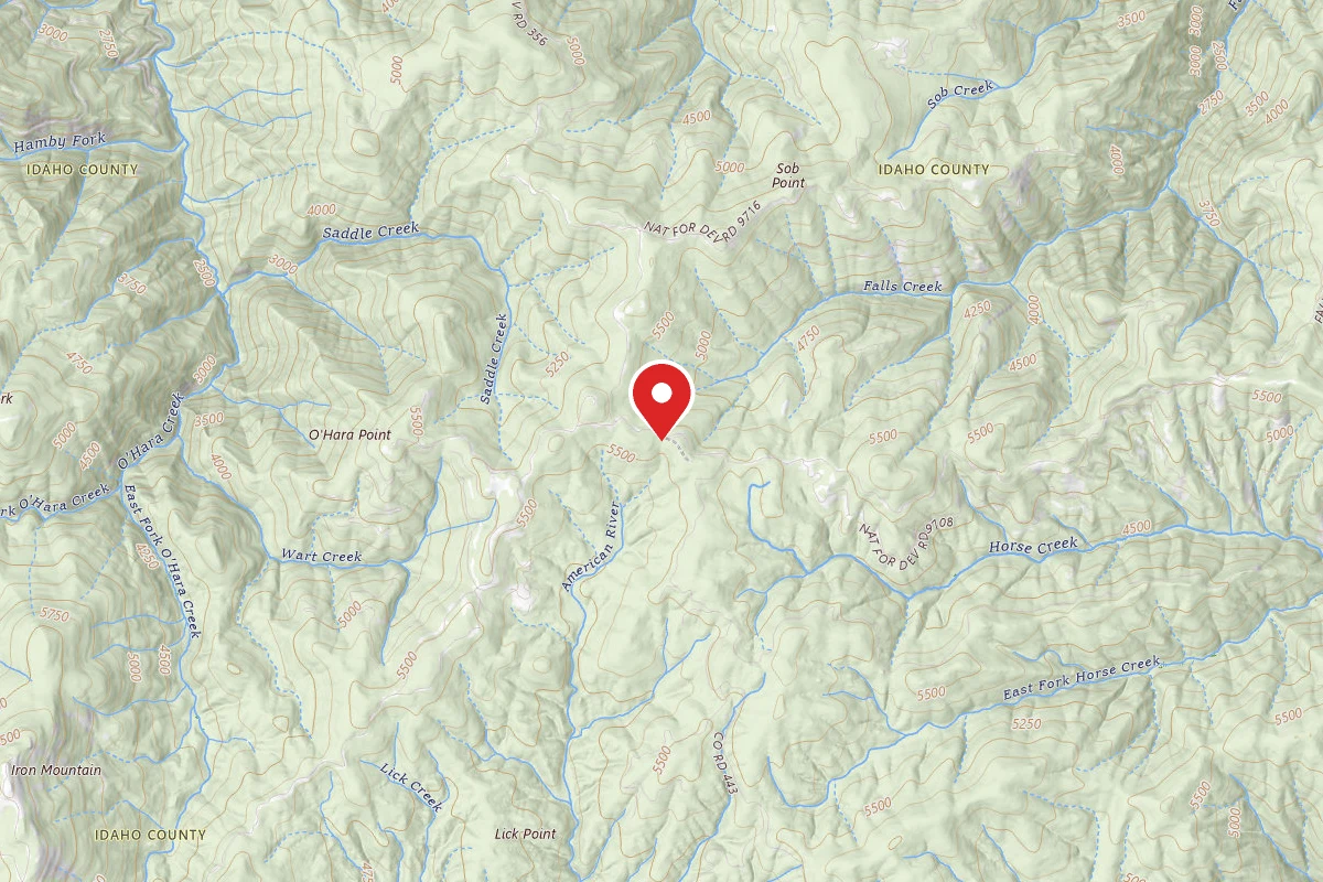 Nez Perce-Clearwater Dispersed Campsite RR464RD-001