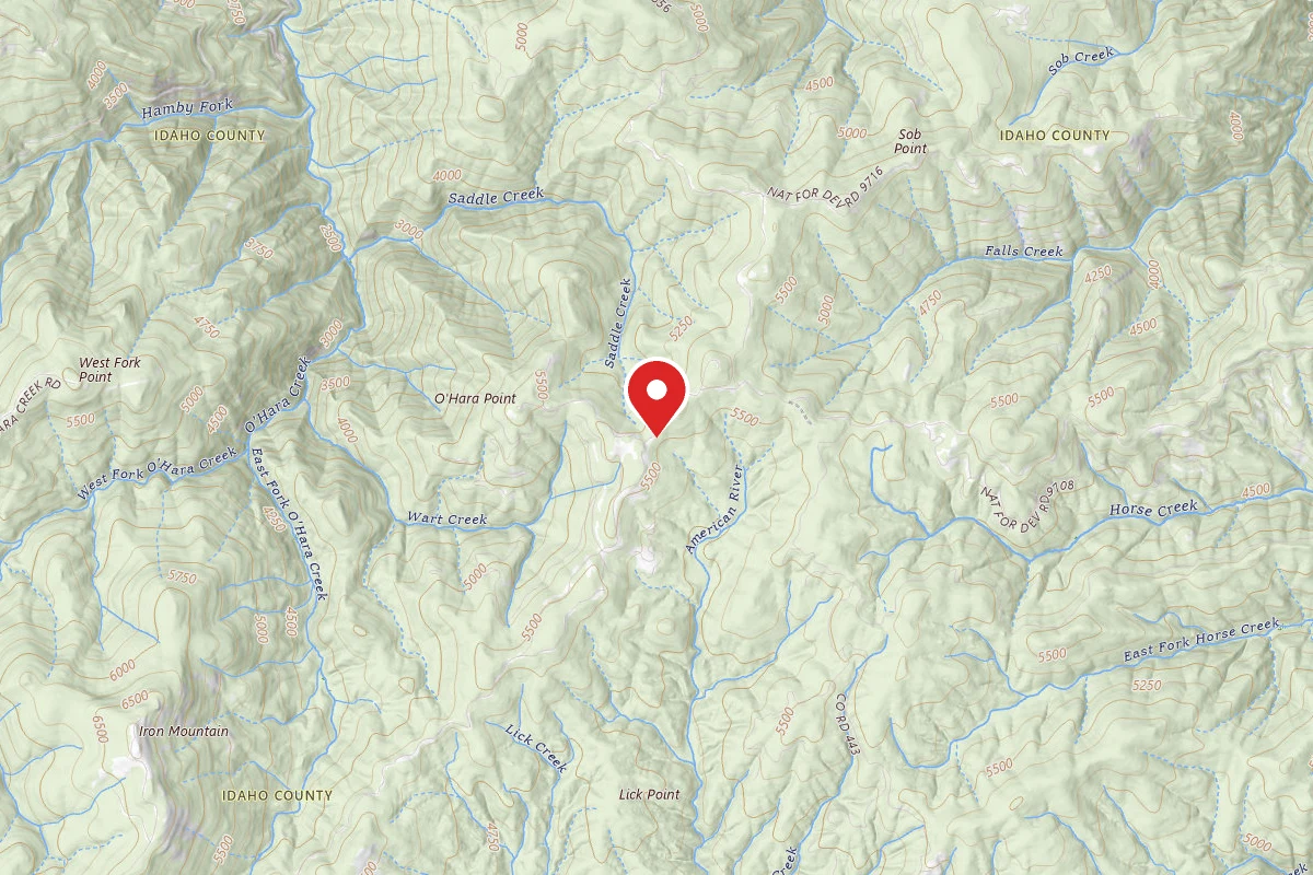 Nez Perce-Clearwater Dispersed Campsite RR464RD-002
