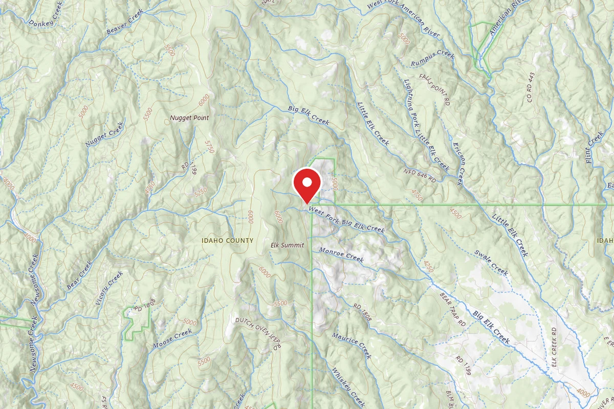 Nez Perce-Clearwater Dispersed Campsite RR1199RD-001