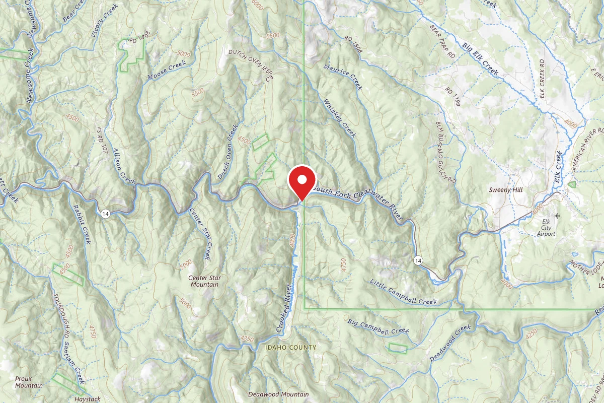 Nez Perce-Clearwater Dispersed Campsite RR233RD-001A