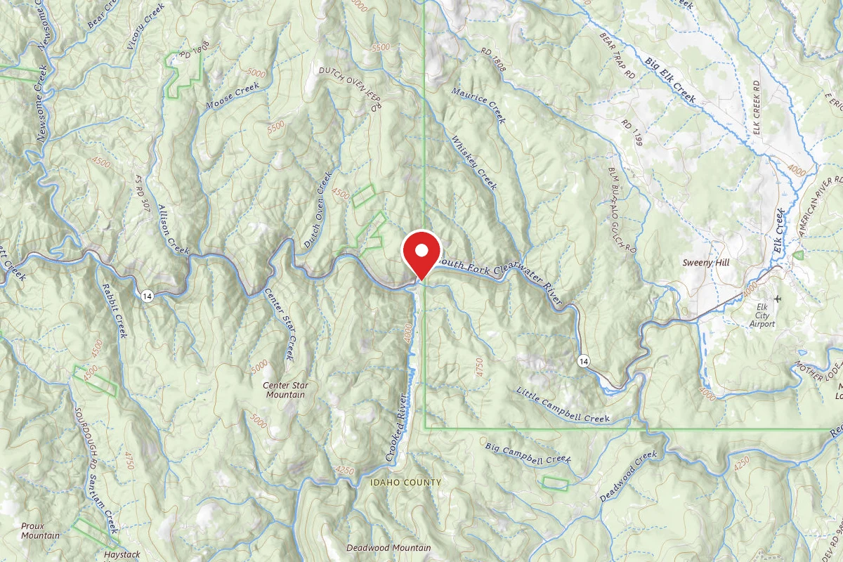 Nez Perce-Clearwater Dispersed Campsite RR233RD-001B