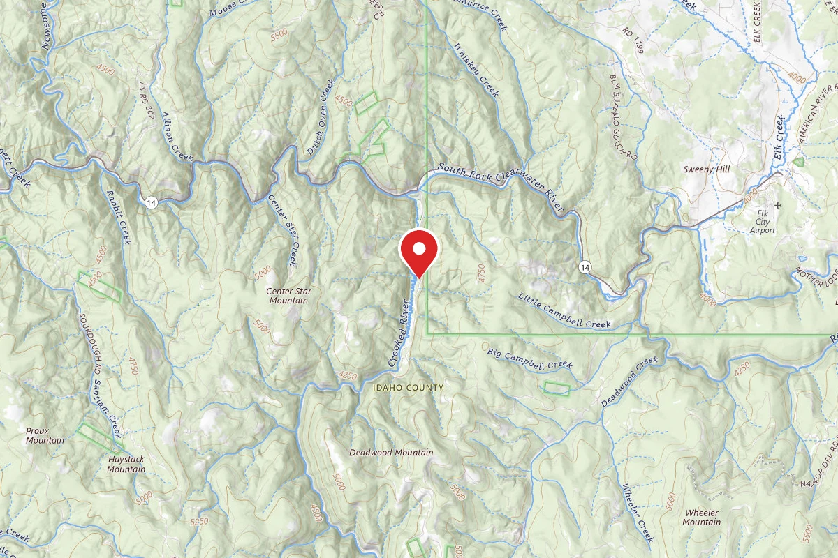 Nez Perce-Clearwater Dispersed Campsite RR233RD-004B