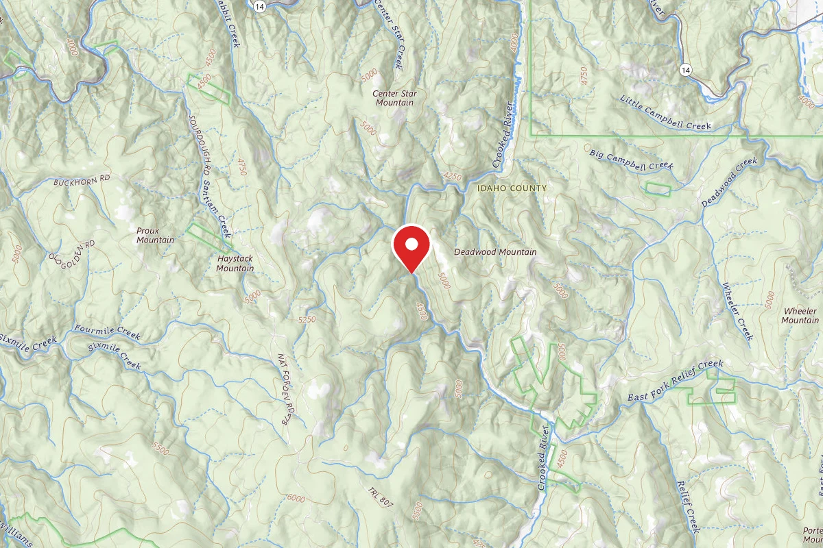 Nez Perce-Clearwater Dispersed Campsite RR233RD-007