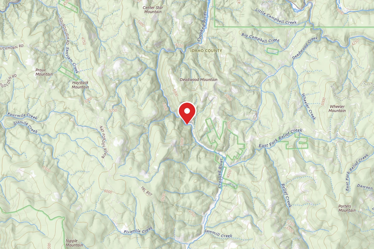 Nez Perce-Clearwater Dispersed Campsite RR233RD-008